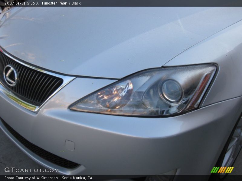 Tungsten Pearl / Black 2007 Lexus IS 350