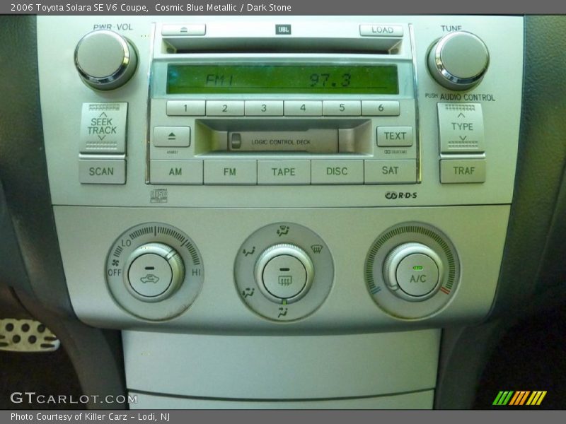 Audio System of 2006 Solara SE V6 Coupe