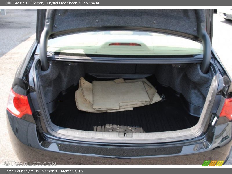 Crystal Black Pearl / Parchment 2009 Acura TSX Sedan