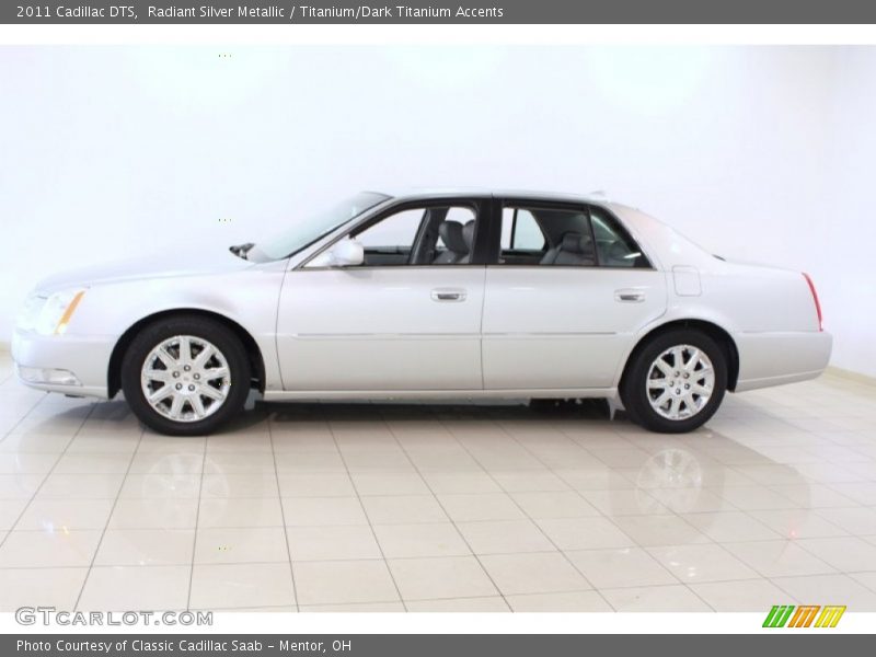 Radiant Silver Metallic / Titanium/Dark Titanium Accents 2011 Cadillac DTS