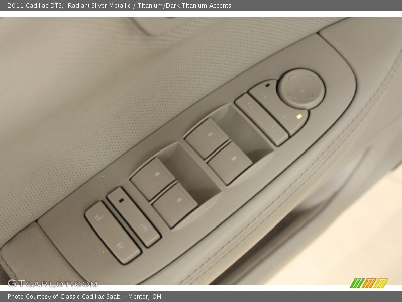Radiant Silver Metallic / Titanium/Dark Titanium Accents 2011 Cadillac DTS