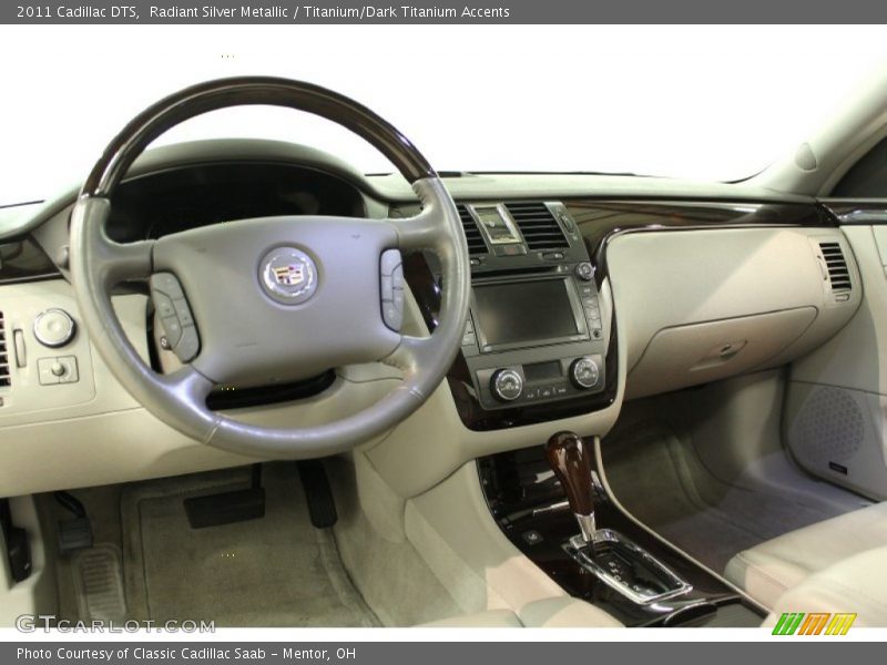 Radiant Silver Metallic / Titanium/Dark Titanium Accents 2011 Cadillac DTS