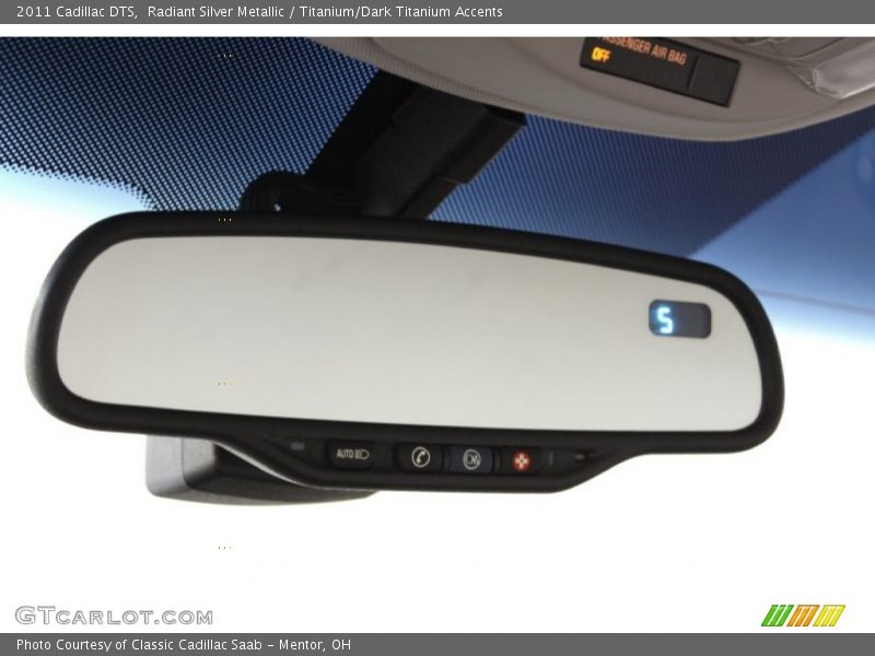 Radiant Silver Metallic / Titanium/Dark Titanium Accents 2011 Cadillac DTS