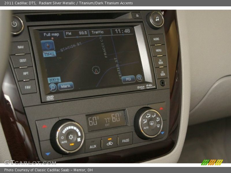 Radiant Silver Metallic / Titanium/Dark Titanium Accents 2011 Cadillac DTS