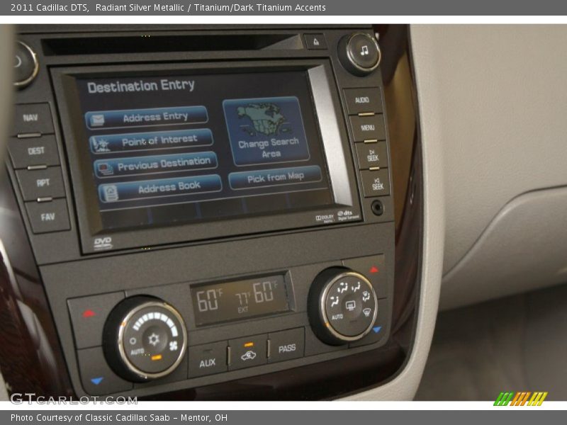 Radiant Silver Metallic / Titanium/Dark Titanium Accents 2011 Cadillac DTS