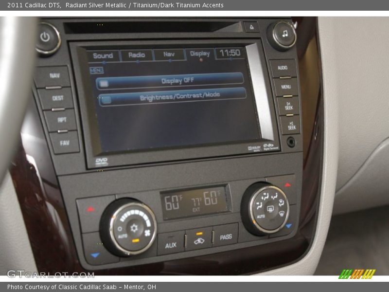 Radiant Silver Metallic / Titanium/Dark Titanium Accents 2011 Cadillac DTS