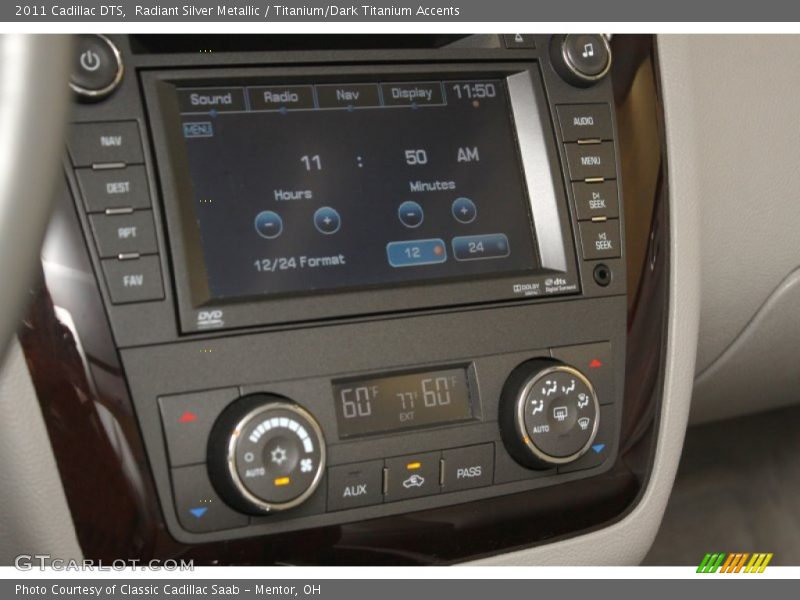Radiant Silver Metallic / Titanium/Dark Titanium Accents 2011 Cadillac DTS