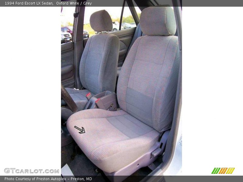 Oxford White / Grey 1994 Ford Escort LX Sedan