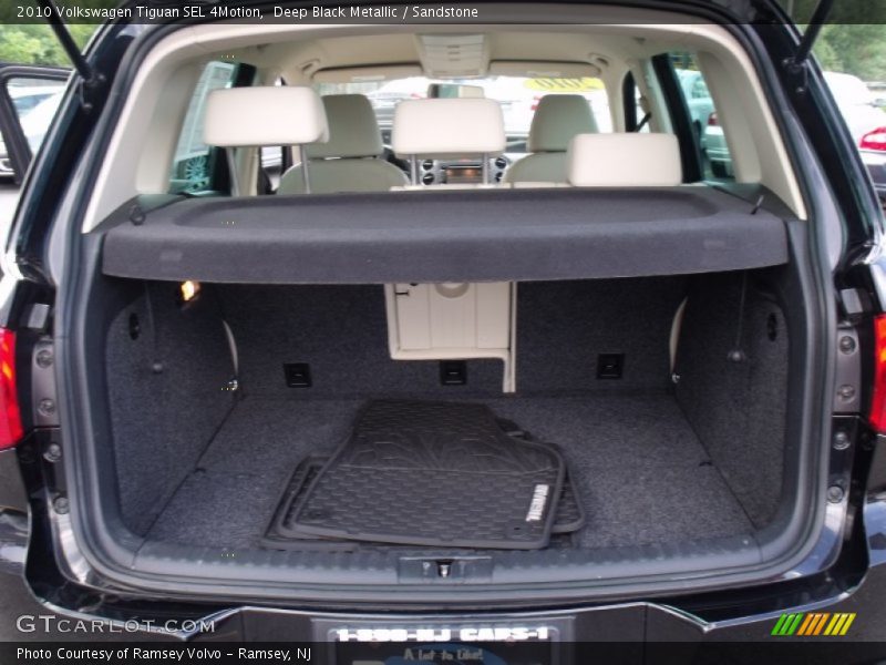 Deep Black Metallic / Sandstone 2010 Volkswagen Tiguan SEL 4Motion