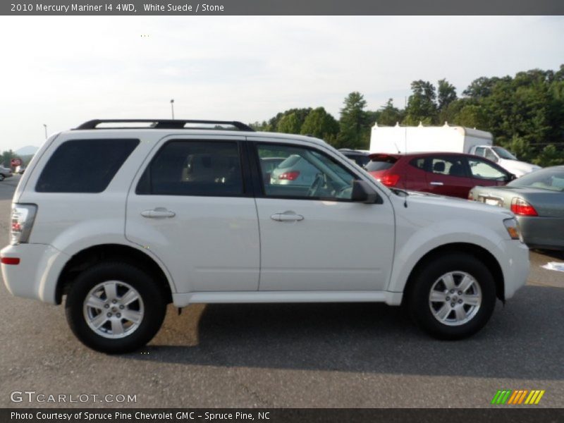 White Suede / Stone 2010 Mercury Mariner I4 4WD