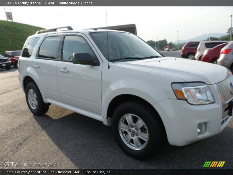 White Suede / Stone 2010 Mercury Mariner I4 4WD