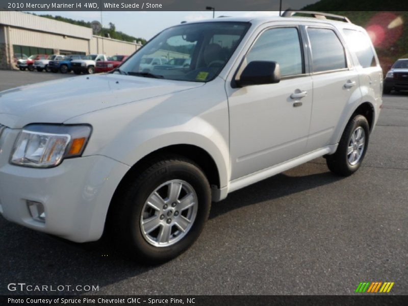 White Suede / Stone 2010 Mercury Mariner I4 4WD