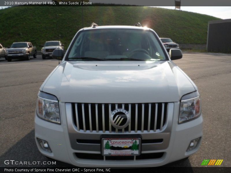 White Suede / Stone 2010 Mercury Mariner I4 4WD