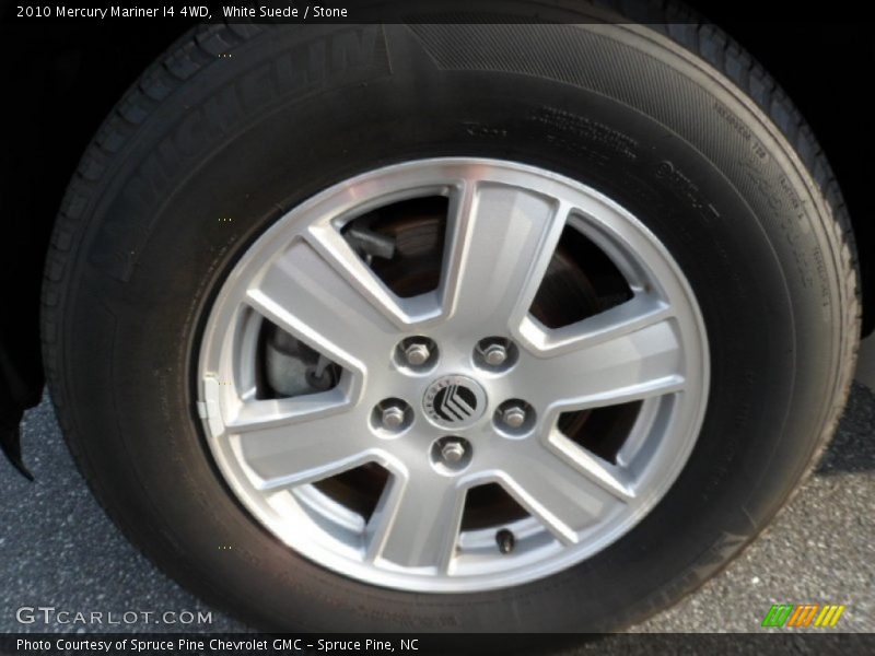 White Suede / Stone 2010 Mercury Mariner I4 4WD