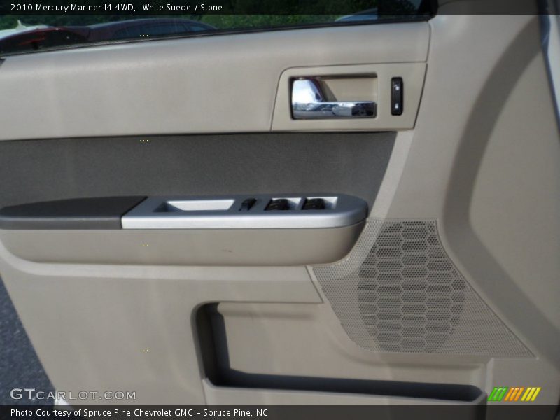 White Suede / Stone 2010 Mercury Mariner I4 4WD