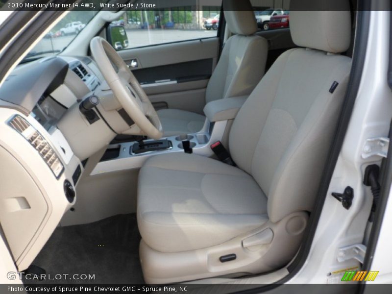 White Suede / Stone 2010 Mercury Mariner I4 4WD