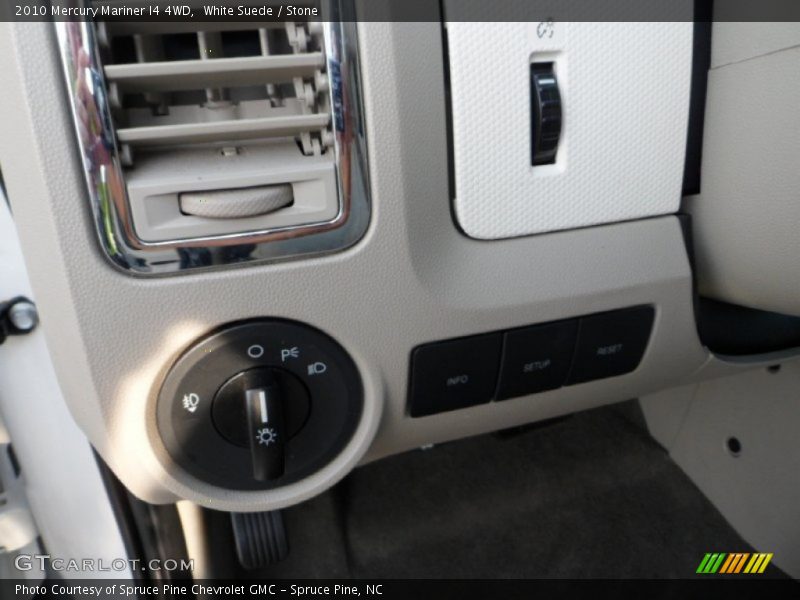 White Suede / Stone 2010 Mercury Mariner I4 4WD