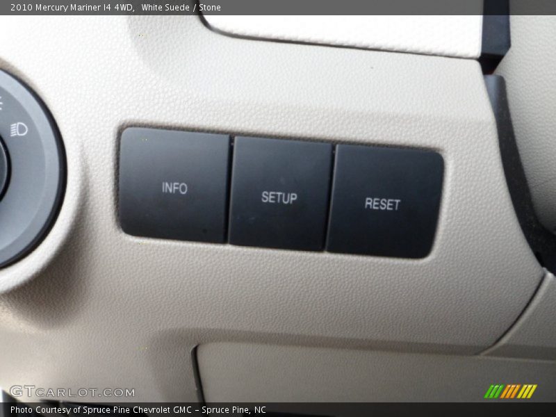 White Suede / Stone 2010 Mercury Mariner I4 4WD