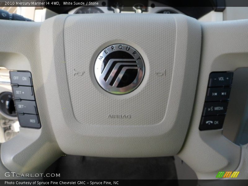 White Suede / Stone 2010 Mercury Mariner I4 4WD