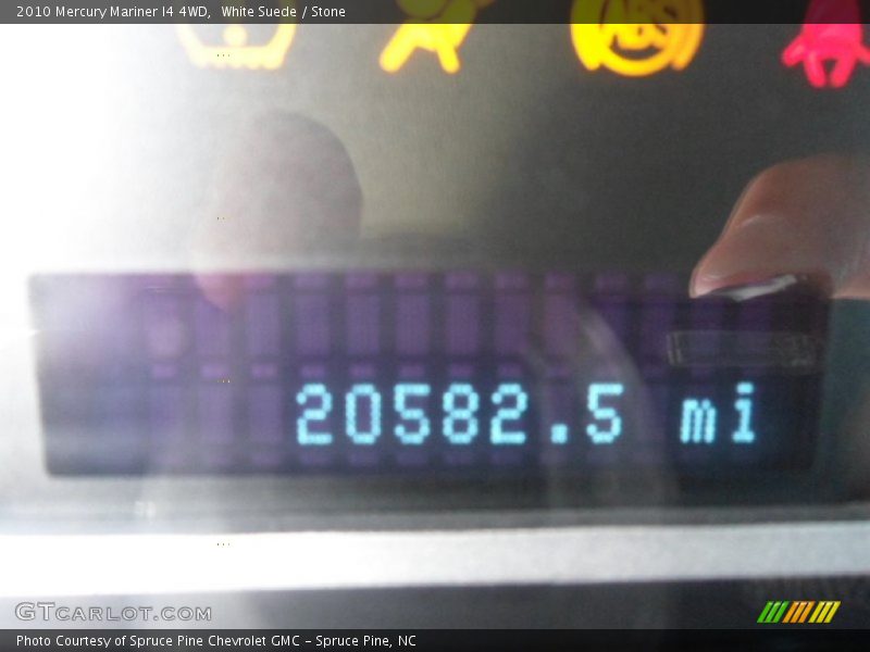 White Suede / Stone 2010 Mercury Mariner I4 4WD