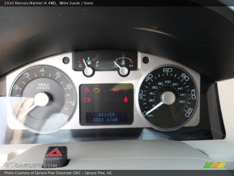 White Suede / Stone 2010 Mercury Mariner I4 4WD