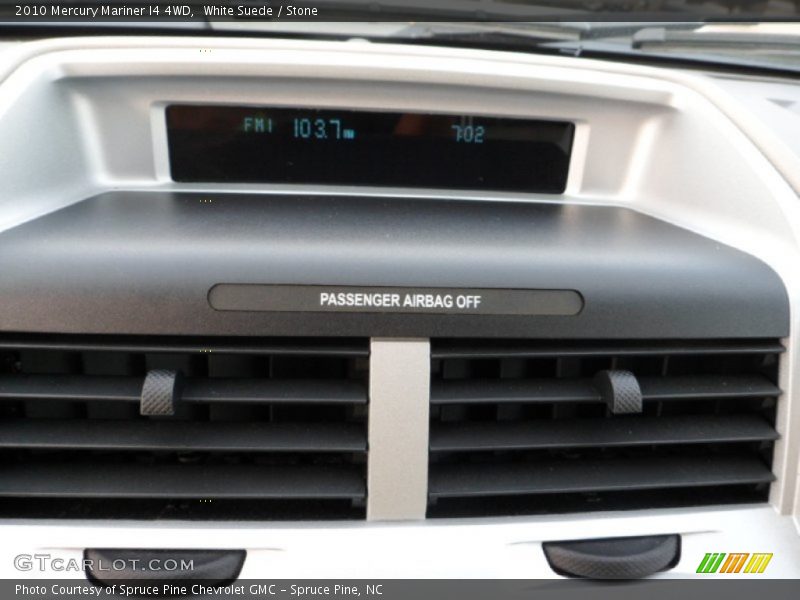 White Suede / Stone 2010 Mercury Mariner I4 4WD