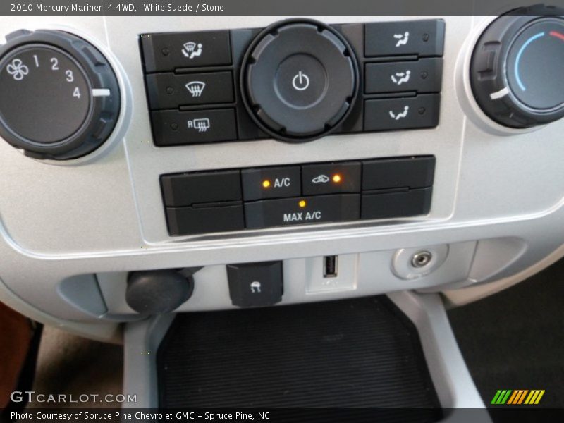 White Suede / Stone 2010 Mercury Mariner I4 4WD