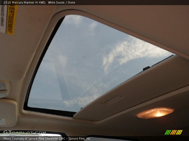 White Suede / Stone 2010 Mercury Mariner I4 4WD