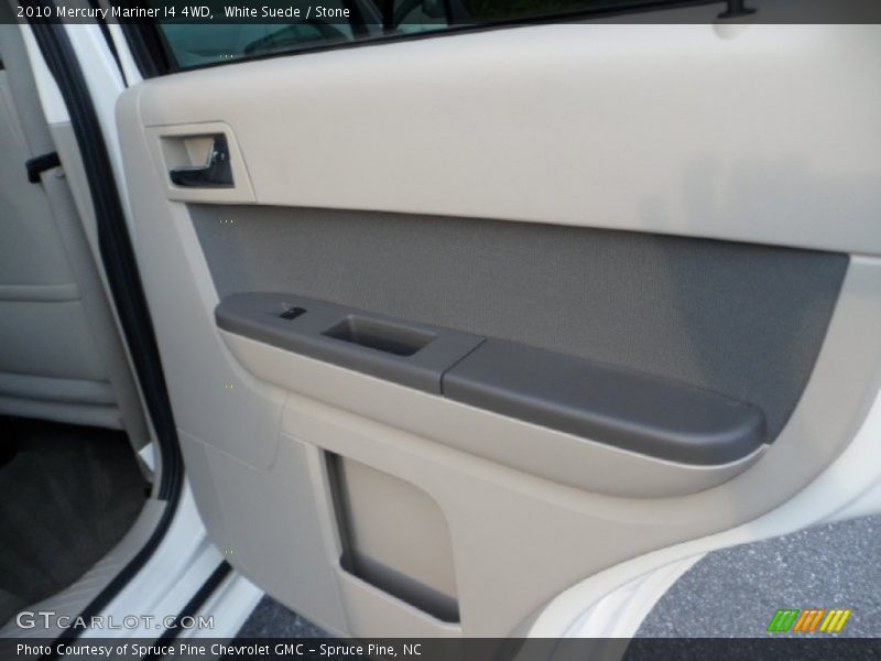 White Suede / Stone 2010 Mercury Mariner I4 4WD