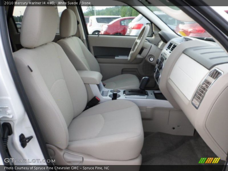 White Suede / Stone 2010 Mercury Mariner I4 4WD