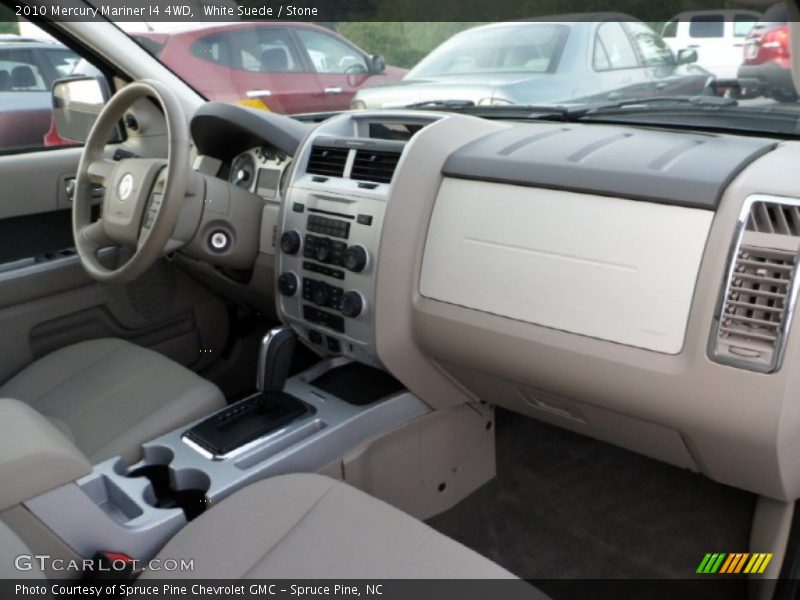 White Suede / Stone 2010 Mercury Mariner I4 4WD