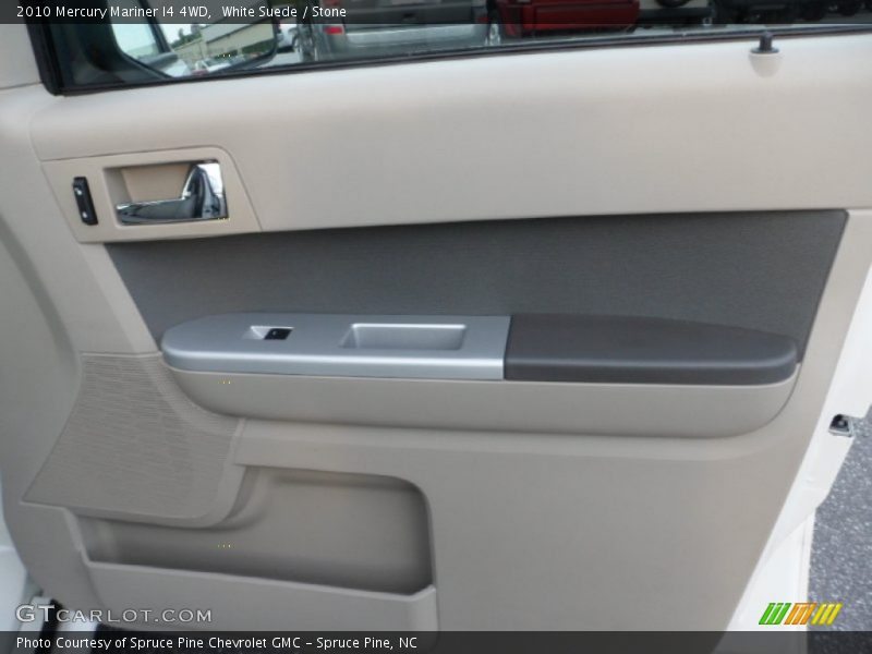 White Suede / Stone 2010 Mercury Mariner I4 4WD
