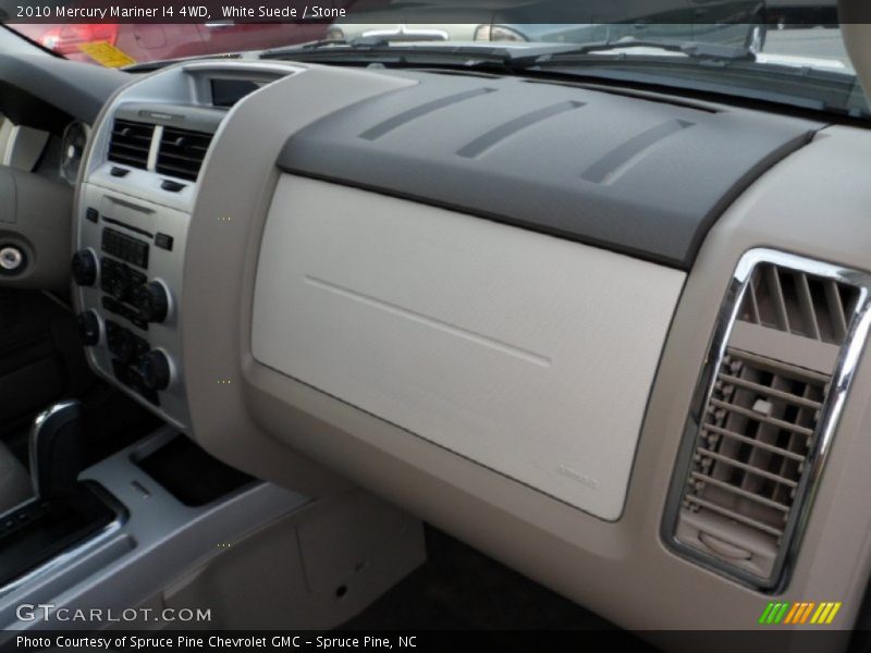 White Suede / Stone 2010 Mercury Mariner I4 4WD