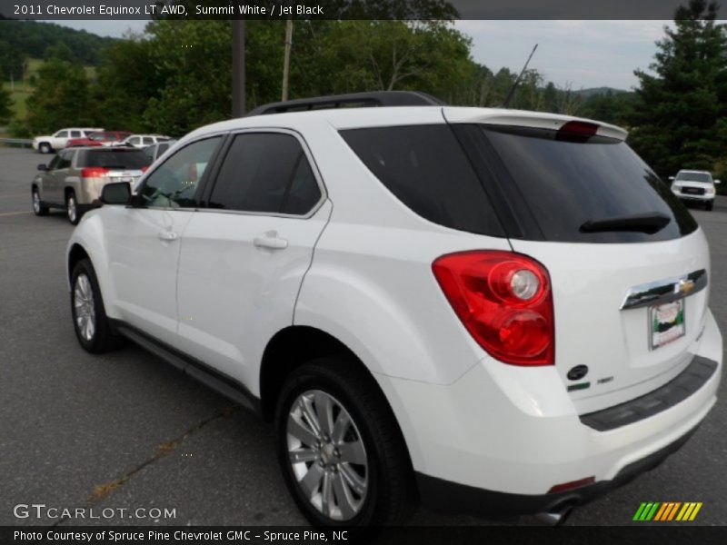 Summit White / Jet Black 2011 Chevrolet Equinox LT AWD