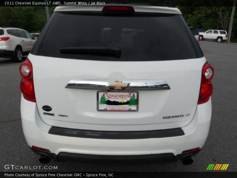 Summit White / Jet Black 2011 Chevrolet Equinox LT AWD