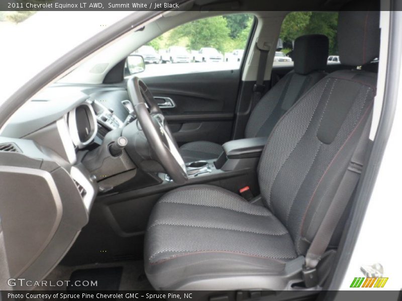 Summit White / Jet Black 2011 Chevrolet Equinox LT AWD