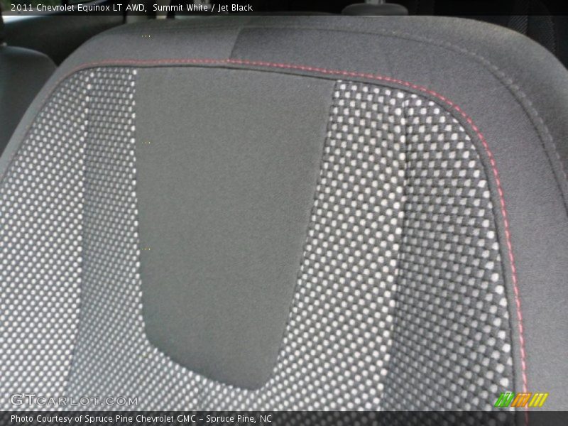 Summit White / Jet Black 2011 Chevrolet Equinox LT AWD