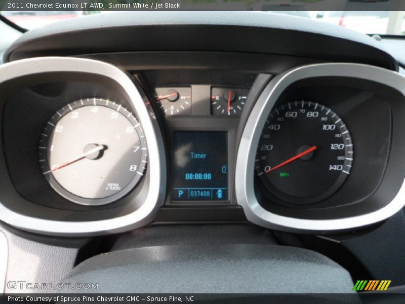 Summit White / Jet Black 2011 Chevrolet Equinox LT AWD