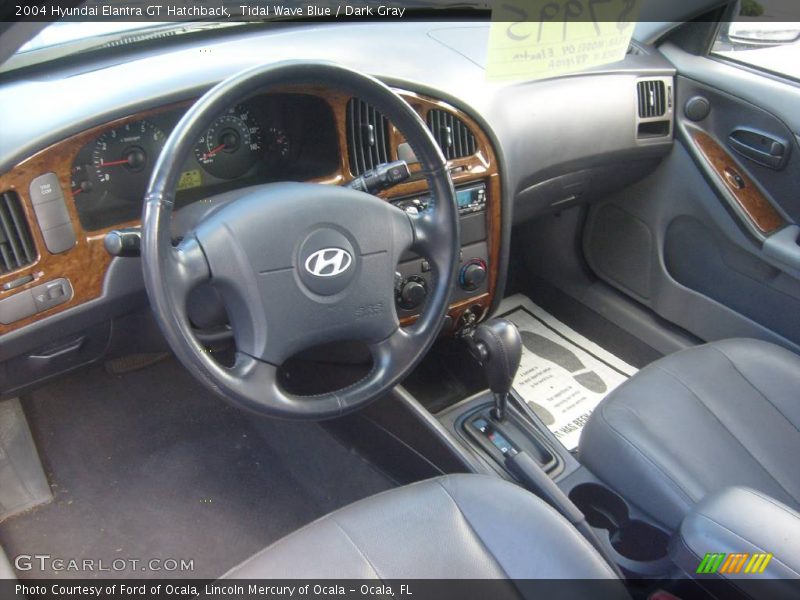 Tidal Wave Blue / Dark Gray 2004 Hyundai Elantra GT Hatchback