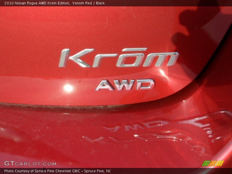 Krom AWD Badge - 2010 Nissan Rogue AWD Krom Edition