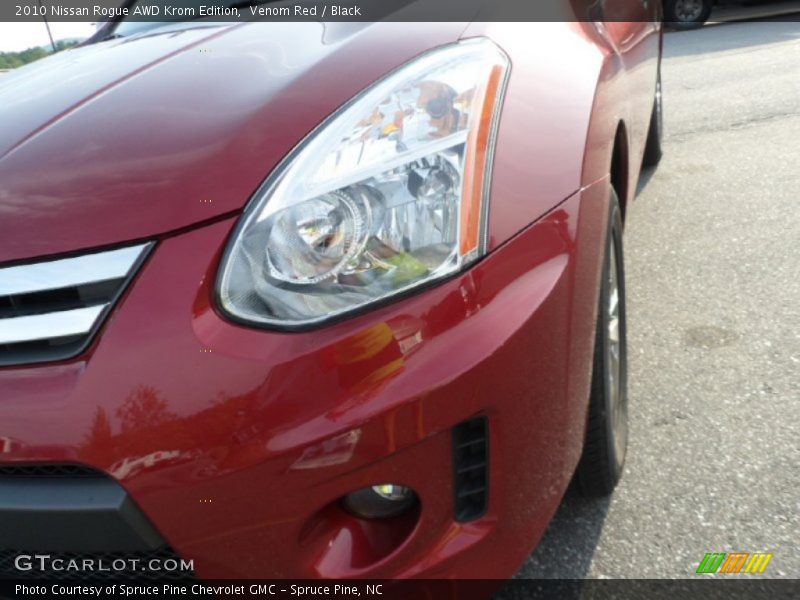 Venom Red / Black 2010 Nissan Rogue AWD Krom Edition
