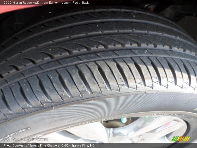 Venom Red / Black 2010 Nissan Rogue AWD Krom Edition
