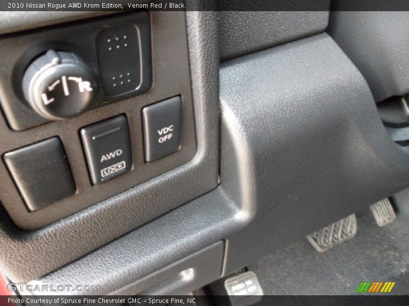 Venom Red / Black 2010 Nissan Rogue AWD Krom Edition