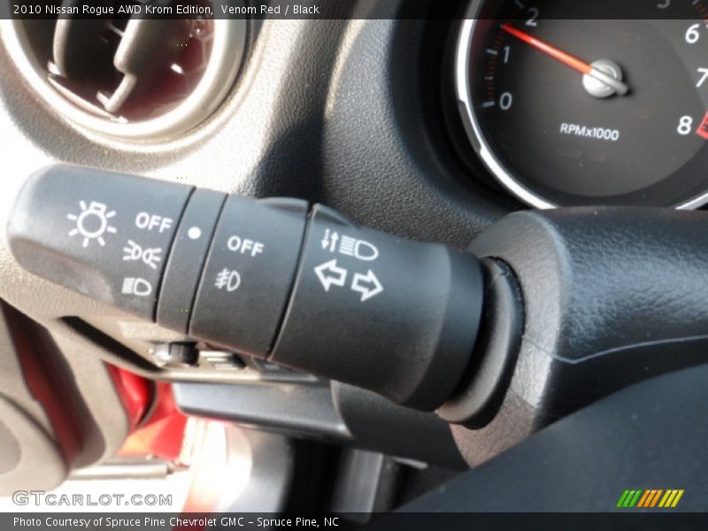 Controls of 2010 Rogue AWD Krom Edition