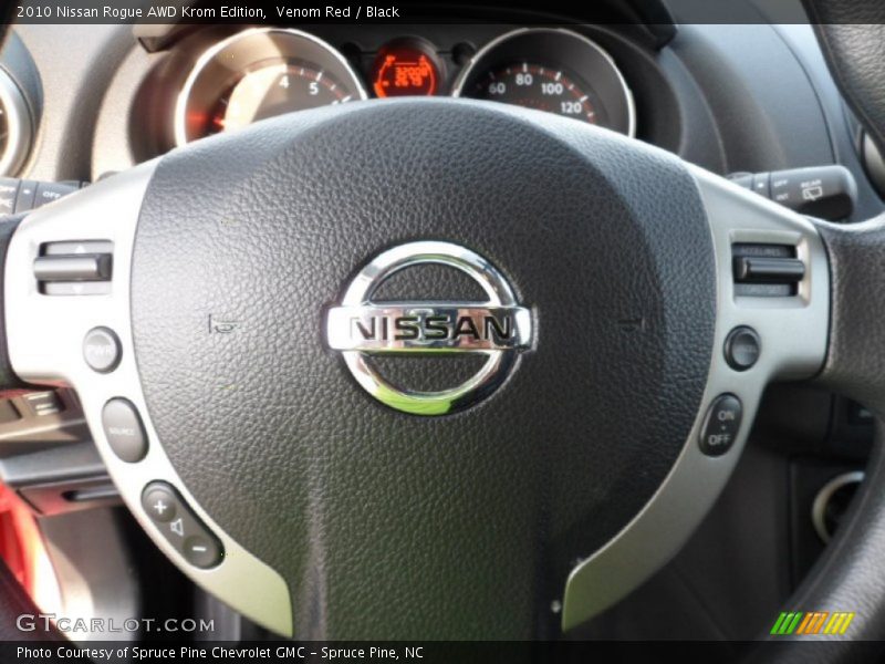Venom Red / Black 2010 Nissan Rogue AWD Krom Edition