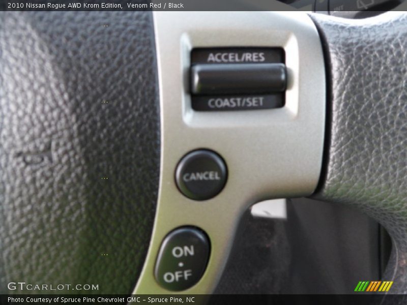 Venom Red / Black 2010 Nissan Rogue AWD Krom Edition