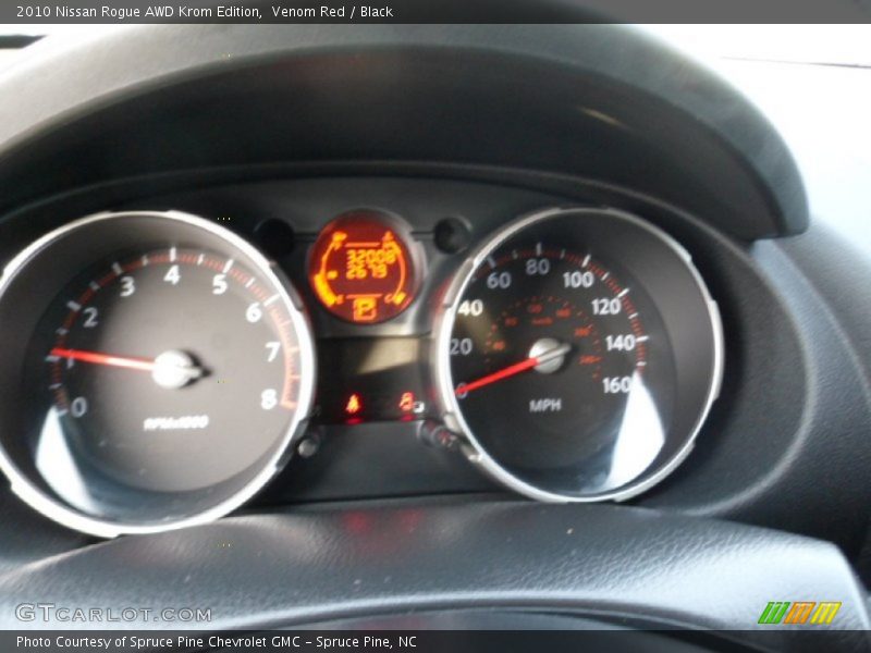 Venom Red / Black 2010 Nissan Rogue AWD Krom Edition