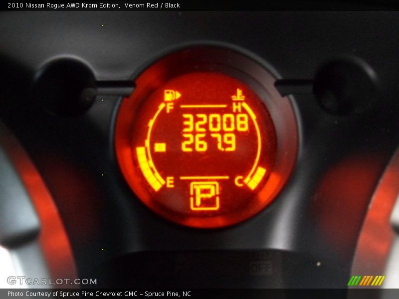 Venom Red / Black 2010 Nissan Rogue AWD Krom Edition