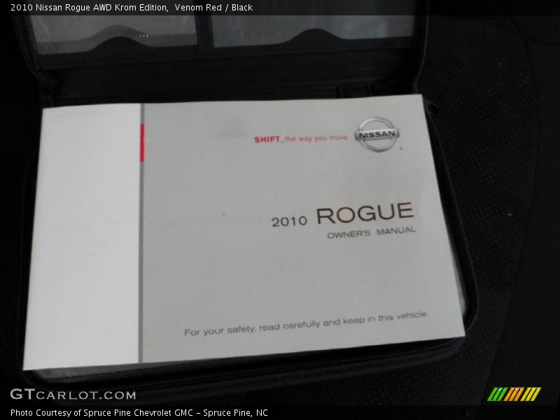 Books/Manuals of 2010 Rogue AWD Krom Edition
