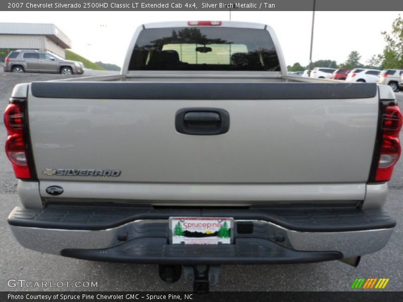 Silver Birch Metallic / Tan 2007 Chevrolet Silverado 2500HD Classic LT Extended Cab 4x4
